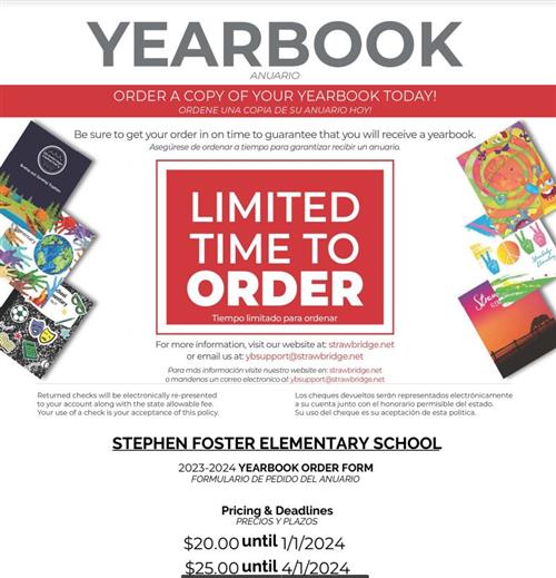 Yearbook Order Information 